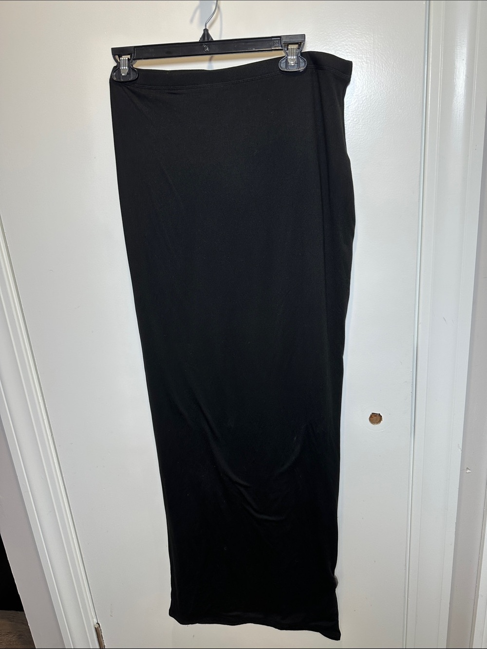 Black Stretch Maxi Skirt - Women (20)